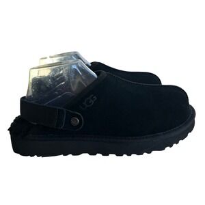UGG Lanah Black Clog Suede Slipper Convert Backstrap Shoes 1153516 Womens Size 9